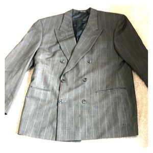 Baumler wool brown gray suit. Used.